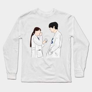 Dr Romantic Korean Drama Fan Art Long Sleeve T-Shirt